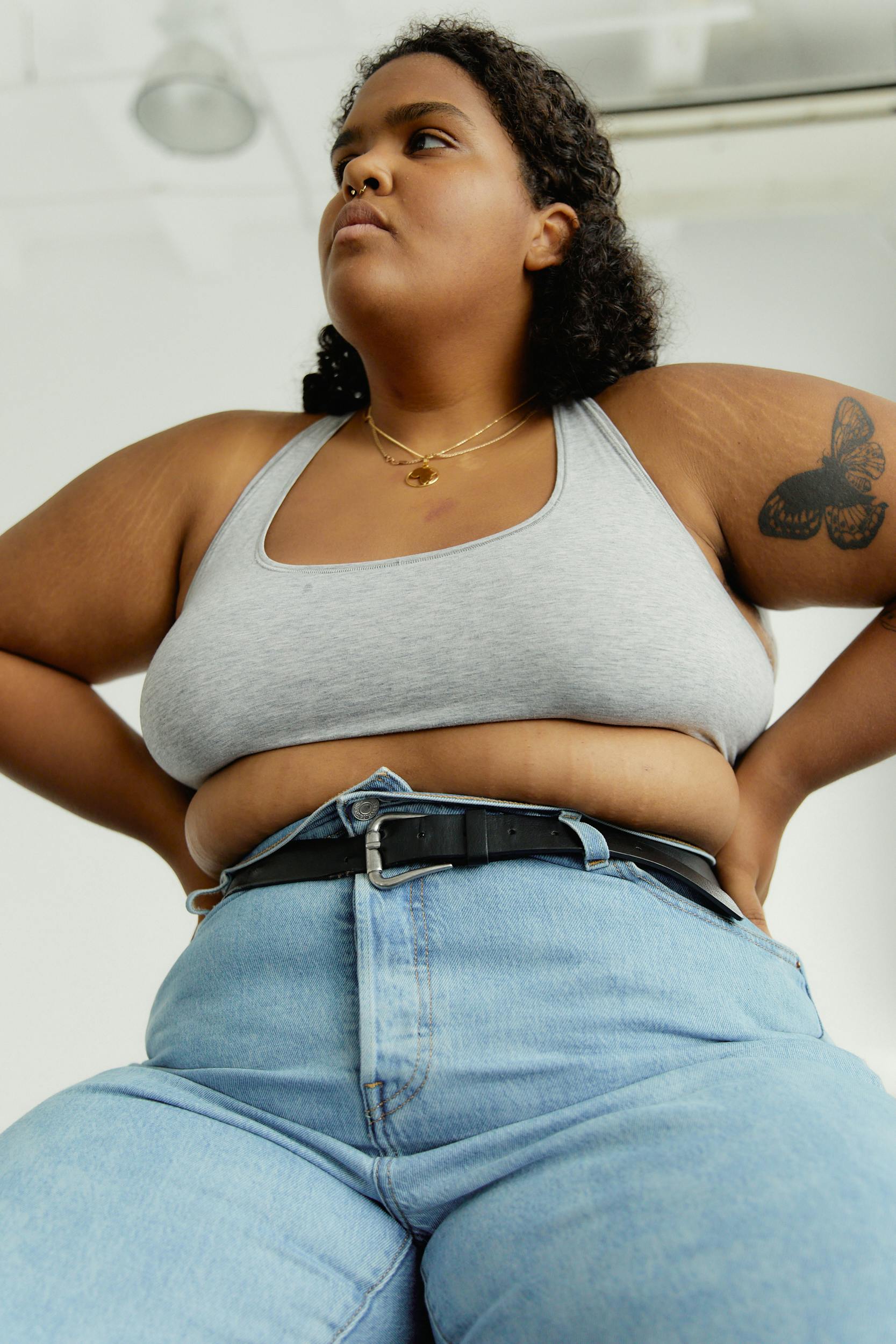 Authentic visualisation of a black woman’s body by Darina Belonogova via Pexels