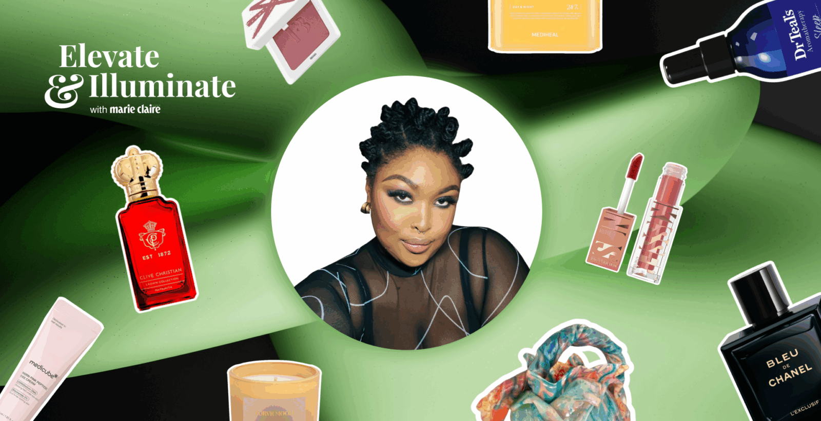 Image Credits: Philip Oroni via Unsplash; Kweyve.com; mylabafrica.com; amazon.com; chanel.com; clivechristian.com; essenza.ng; Denise Eseimokumoh