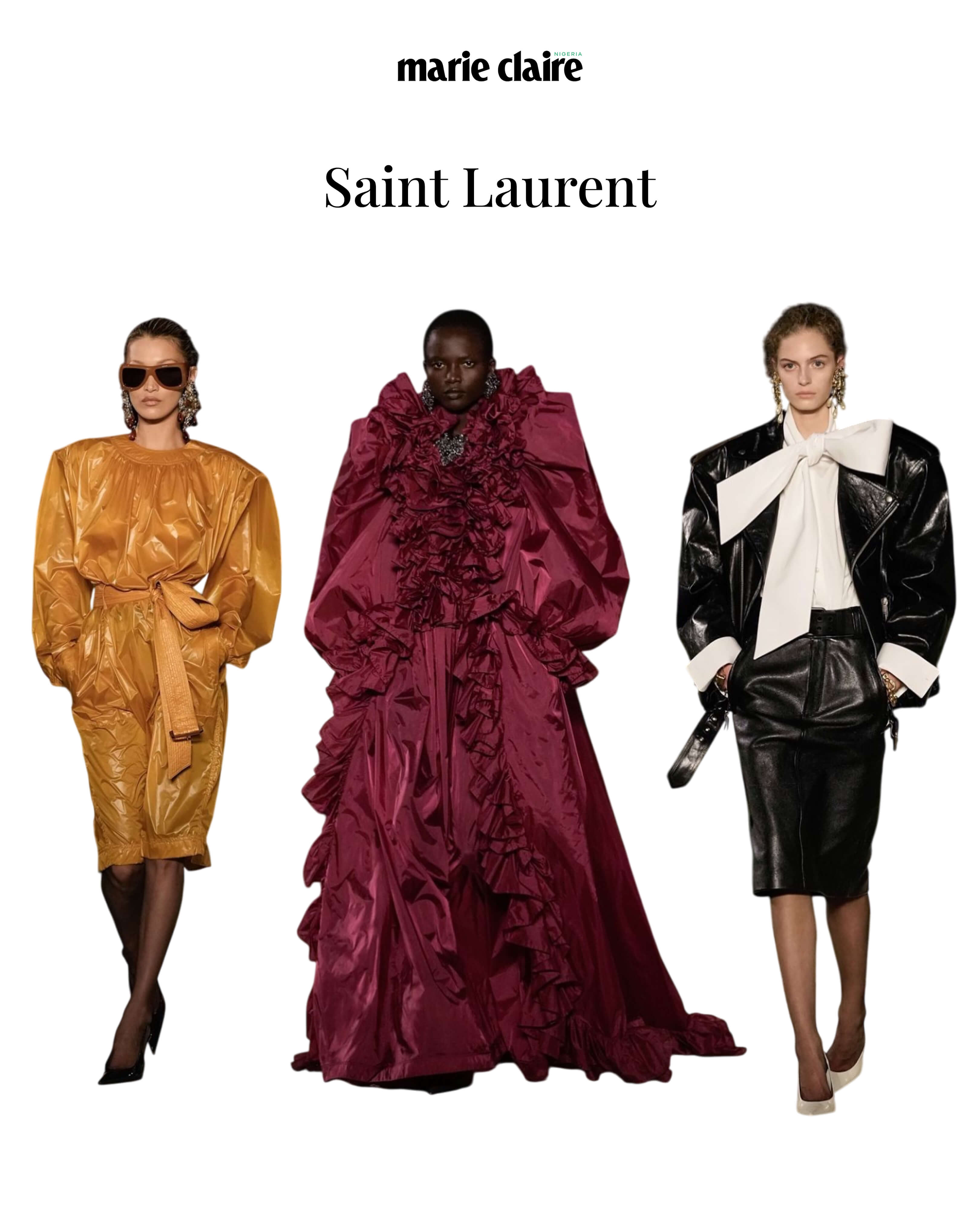 Saint Laurent SS26 via @bella.feoli on Instagram