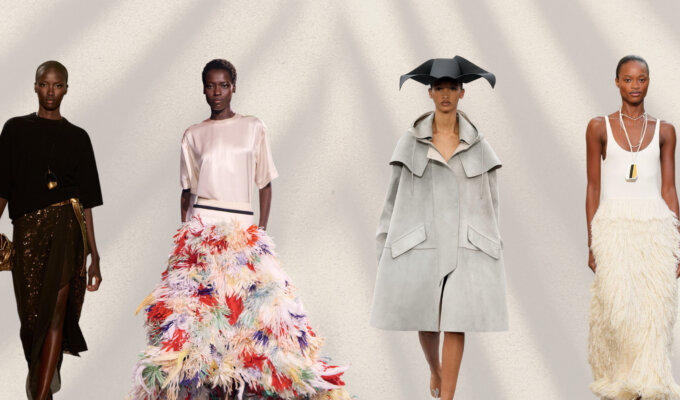 African models on the runway for spring summer ss26