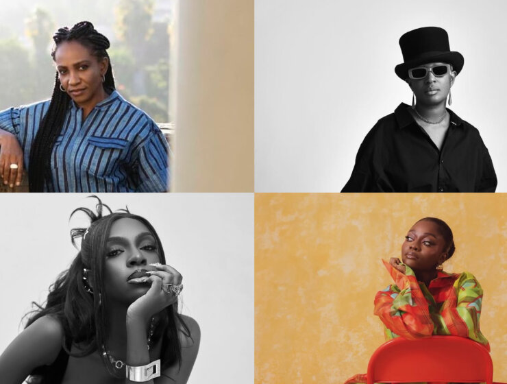 Collage of Nkwo Onwuka, Julius Bonita, Bubu Ogisi, Fisayo Longe