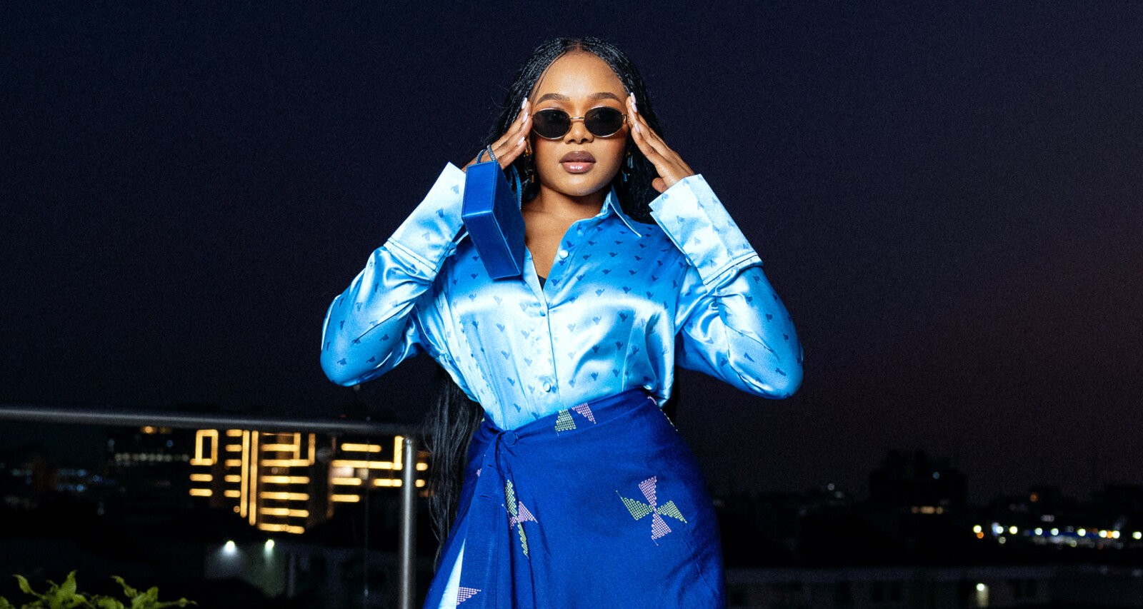 Olivia Arukwe in Emmy Kasbit at Lagos Fashion Week 2024 via Olivia Arukwe