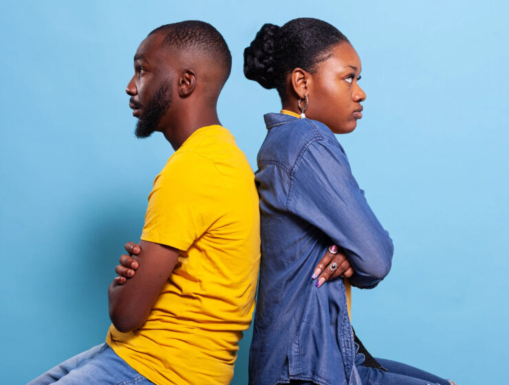 A couple backing each other via Freepik