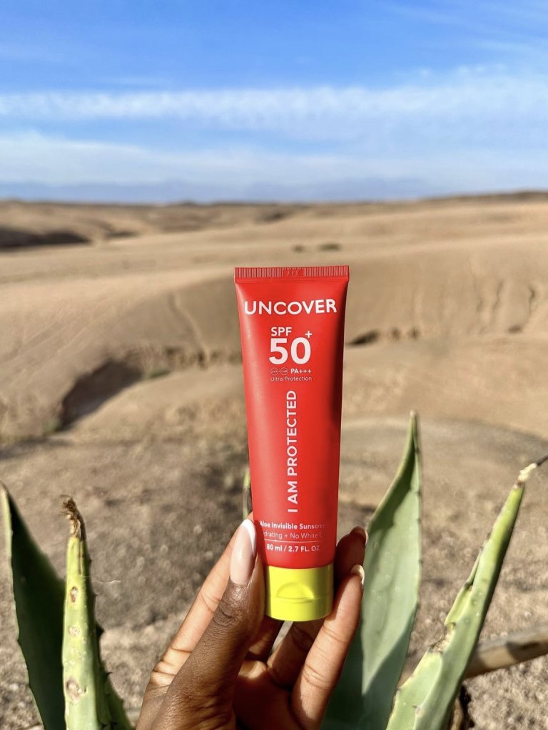 Uncover sunscreen- MCN Beauty Hack
