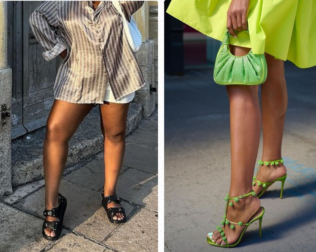 Sandals & Strappy heels- Travel Fashion capsule wardrobe- Marie Claire Nigeria
