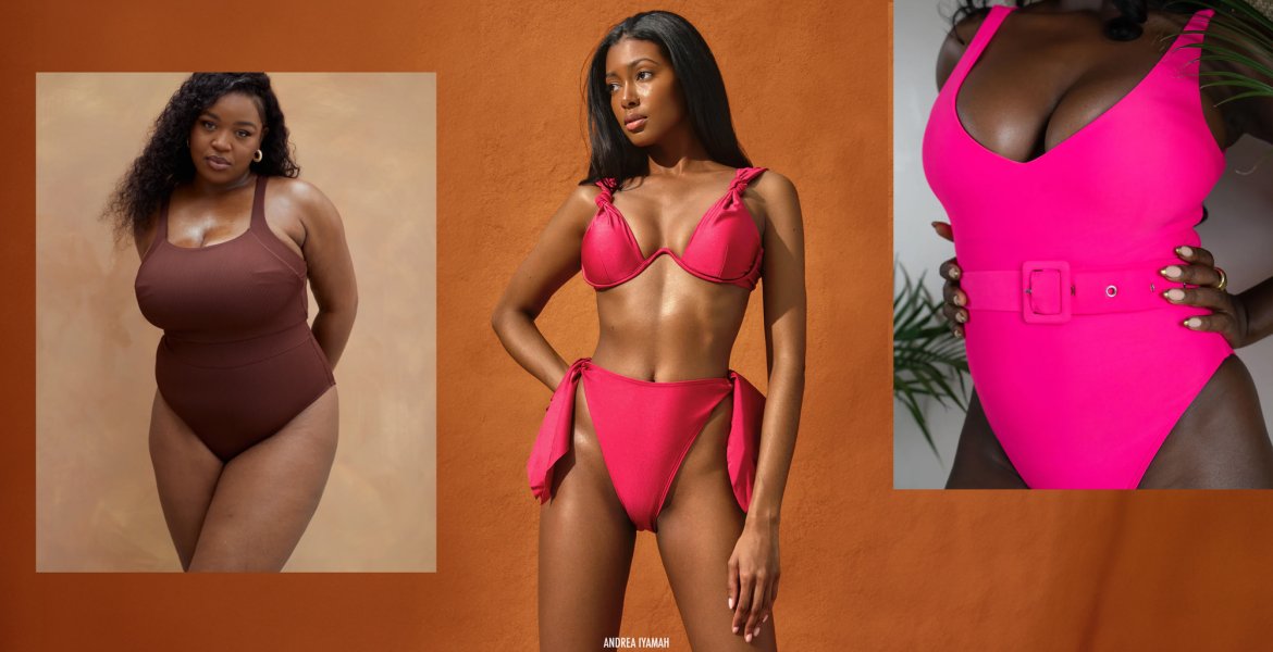 2023 New Summer Women Abstract Printing Bikini Tight Swimwear Two