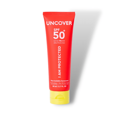 Uncover sunscreen- Celina Kama's skin prep.