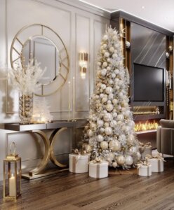 holiday decor trend - glam and sparkle