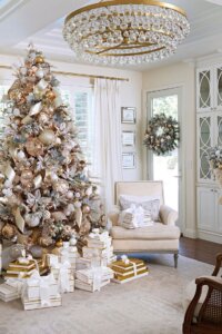 holiday decor trend - glam and sparkle