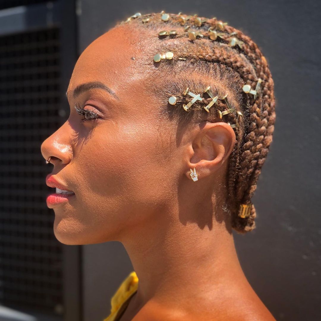 How to add jewellery to your cornrows