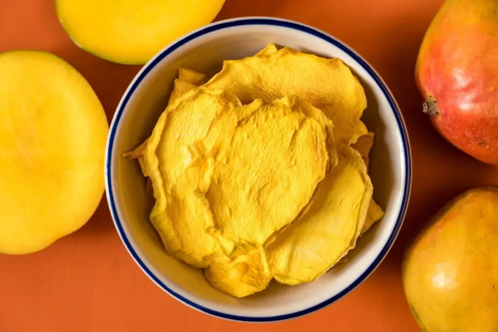 mango season - dried mangoes