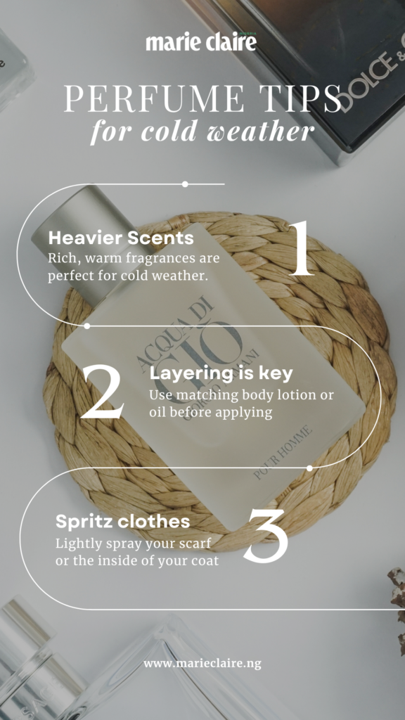 perfume tips for cold weather