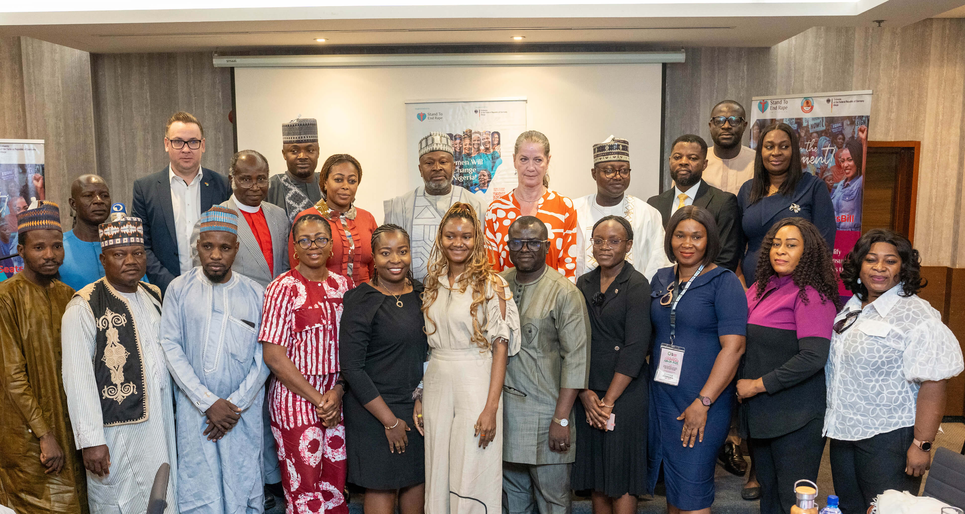A group of important delegates and guests at the High Level Stakeholders Engagement, including policymakers and dignitaries, via STER Communication.